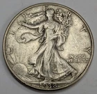 1938 D Walking Liberty Half Dollar US Coin