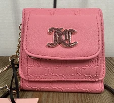 NWT Juicy Couture That Bling Mini Envelope Flap Wallet - Pink Lemonade