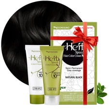 Dongsung  Color Cream Natural Black – Korean Herbal Vegan Hair Dye, Ppd-Free, Am