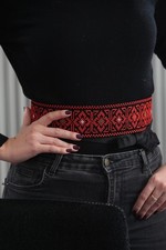 Embroidered Waist Belt