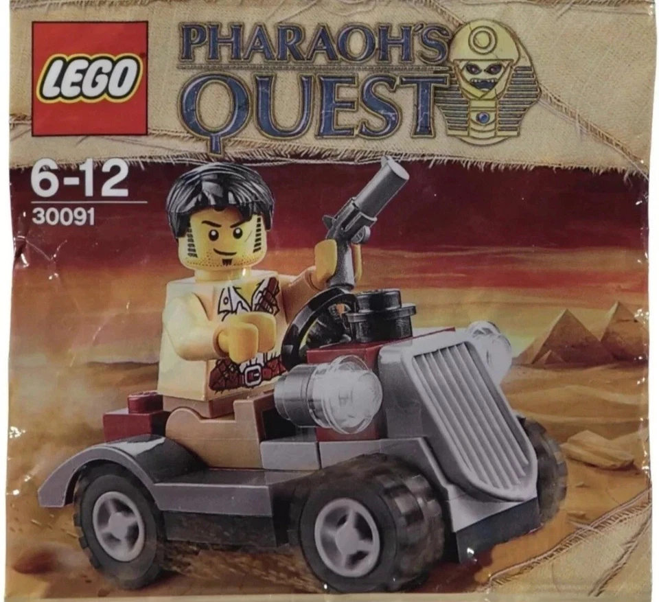 Lego Ninjago 30091 Pharaohs Quest 30090 Desert Rover 30087 Cole ZX Bundles Of 3, photo 2 of 5
