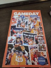 DENVER BRONCOS 2026 GAMEDAY POSTER PROGRAM LOS ANGELES CHARGERS JAN 4 FREE SHIP!