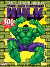 THE INCREDIBLE HULK JUMBO COLOR & ACTIVITY BOOK By Marvel & Don Curry **Mint**