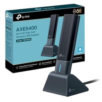 TP-Link Archer TXE70UH AXE5400 Wi-Fi 6E High Gain Wireless USB Adapter Win 10/11