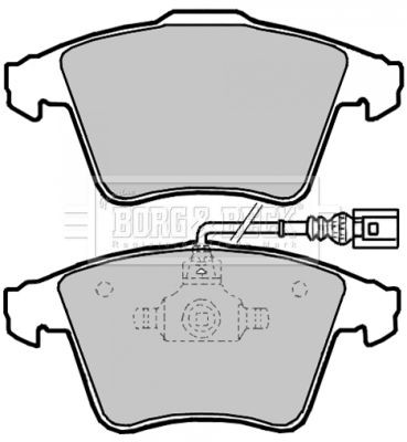 Borg & Beck BBP2144 Brake Pad Set For Disc Brake Front For Braking System For VW