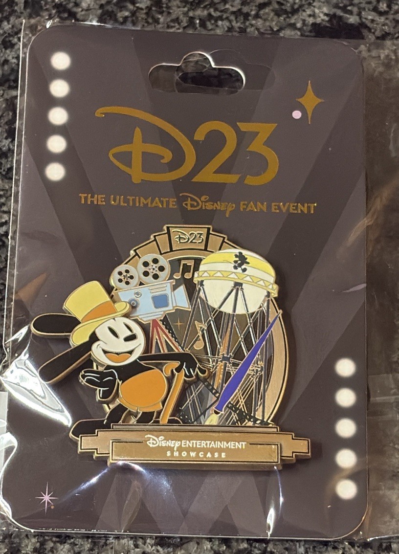 Disney Pin Honda Center 2026 Entertainment Showcase Oswald D23 Exclusive LR Pin