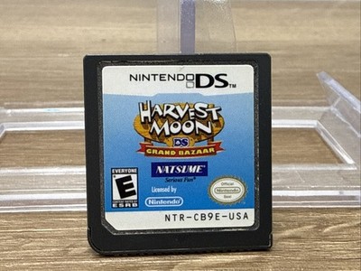 Harvest Moon DS: Grand Bazaar (Nintendo DS, 2010) Authentic- *Cart Only, Tested*
