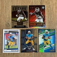 Isaiah Spiller 5-Card Lot - Texas A&M And Los Angeles Chargers - Includes Rookie