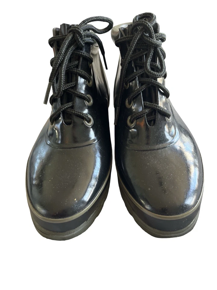 Sporto Women's 90s Duck Boots Booties Thermolite, Navy Water-Proof, Size 8 - Image 3 of 4