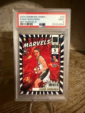 2025 Donruss WNBA Net Marvels Rookie Paige Bueckers #86 (RC) Dallas Wings PSA 9