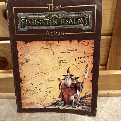 Forgotten Realms Atlas by Karen Wynn Fonstad TSR Dungeons and Dragons 