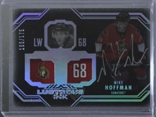 2016-17 UD Black Lustrous INK 109/175 Mike Hoffman #LI-MH Auto s7f