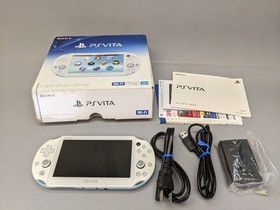 SONY Playstation Vita Light Blue/White PCH-2000 ZA14 Console Wi-Fi model, Open B