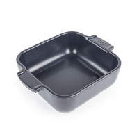 Peugeot Rechteckige Auflaufform Appolia, Ofenform, Keramik, Schiefer, 13 X 13 Cm