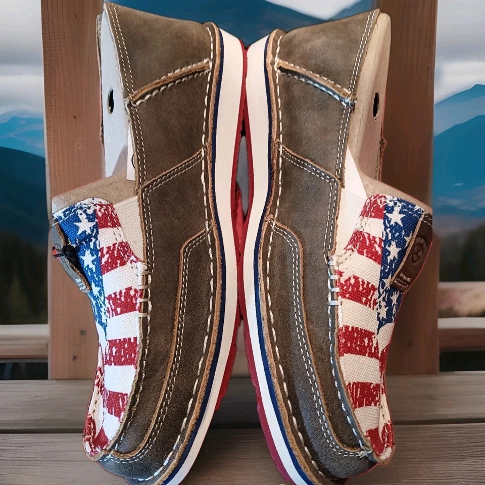 Ariat Women's Cruisers - Distressed Flag-New 8.5 - Image 2 of 4