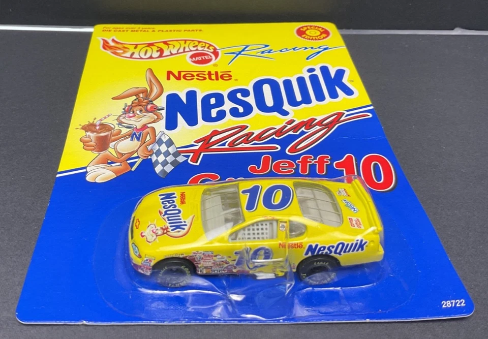 Hot Wheels Special Edition Nestle NesQuik 1:64 #10 Jeff Green Die Cast A8 - Image 4 of 4