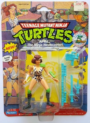 TMNT Turtles OVP NEU April The Ninja Newscaster 1992 Vintage MOSC