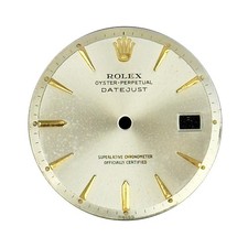 Rolex Original Dial 36mm Date-just Silver Yellow Gold Crown 1601/1603
