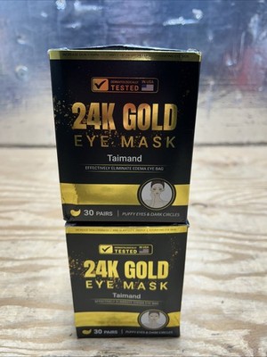 Under Eye Patches 60Pairs 24K Gold Under Eye Mask for Puffy Eyes Dark Circles