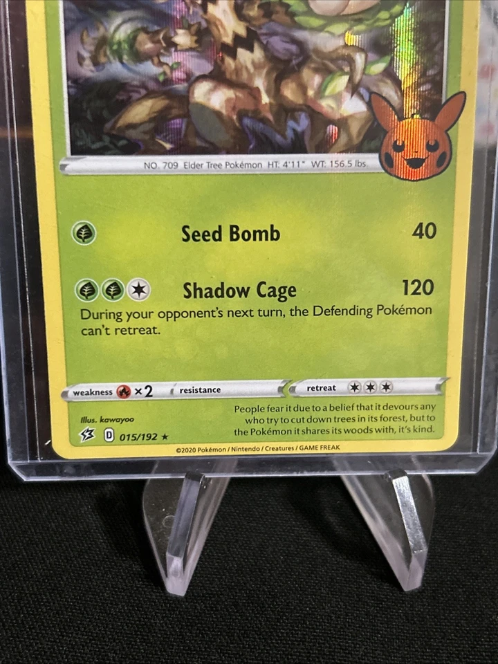 Trevenant Holo English Pokemon TCG BK690 2020 - Top Loaded - Pack Fresh New - Image 3 of 4