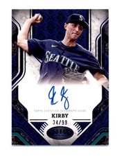 GEORGE KIRBY 2025 TOPPS TIER ONE PRIME PERFORMERS BLUE AUTO #34/99 T7168