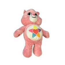Care Bears Hopeful Heart Bear 8" 2020 Plush Pink Rainbow