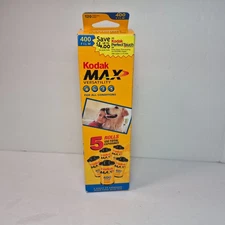 Kodak 400 Max Versatility 35mm Color Film 5 Rolls (24 Exposures) Exp 06/2006