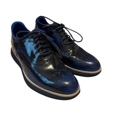 Cole Haan OriginalGrand Ultra Wingtip Oxford Men Size 11 Black Blue C38237
