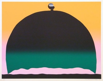 Sadamasa Motonaga ''In the Oranges'' 1977 Silkscreen Sheet only