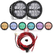 Rigid 360-series Driving Rgbw 6-inch Round Light Fog 6 Pods Brackets Wiring