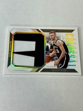 2018-19 National Treasures Dzanan Musa 1/25 Colossal Rookie Letter Patch nets E1