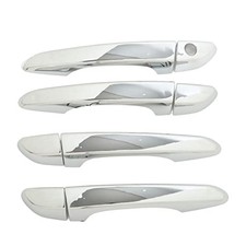 Car Exterior Door Handle Cover Trim with Caps, Chrome Replacement for Hyundai