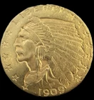 1909 $2.5 Dollar Indian Head Quarter Eagle