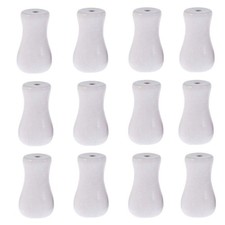 12pcs White Wood Tassel For Window Blinds White Cord Knobs Wooden Hanging Ball P