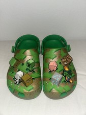 Minecraft Kids' Crocs: Meets Adventure - LIMITED EDITION JUNIOR SIZE 4 WORN