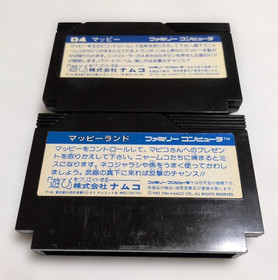 Lot 2 MAPPY Mappy Land set Nintendo Famicom nes Japanese ver Japan Import