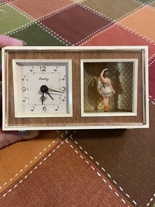 Vintage Florn Bradley Mid Century Musical Ballerina Wind up Alarm Clock Germany
