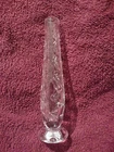 Vintage Waterford Clear Glass Crystal 7" tall Bud Vase