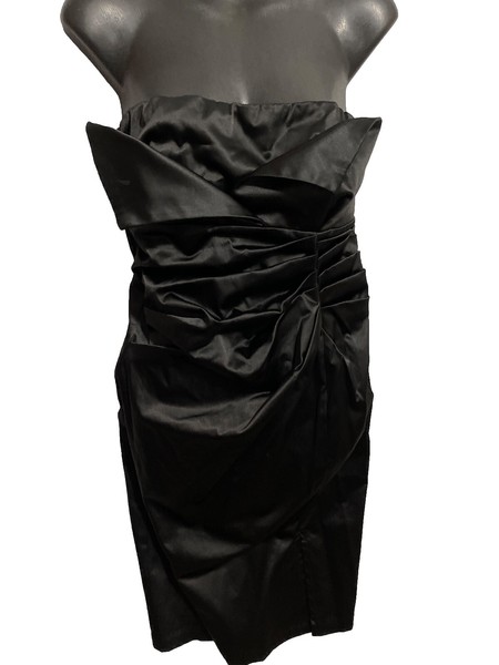 New Mei Mei black formal dress size Small 10-12 Races Wedding RRP $99 Women