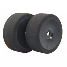 BSR Racing 1/8 Mounted GT Foam Tires Red w/17mm Hex 2 Black