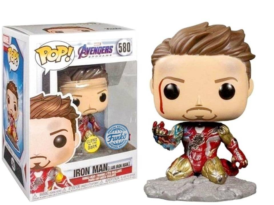Avengers Endgame I Am Iron Man Pop! Funko Special Glows Vinyl Figure N° 580