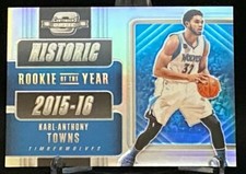 2018-19 Contenders Optic Historic Rookie of the Year #2 Karl-Anthony Towns