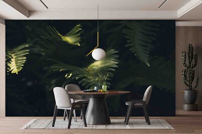 3D Plants Leaves Close-up Self-adhesive Removable Wallpaper Murals 2