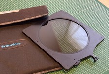 Schneider 6" Circular True-Polarizing Round Filter in Rotating 6.6 x 6.6" Tray