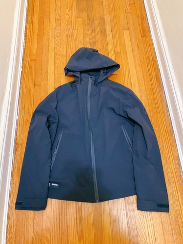 TOMMY HILFIGER Best Essentials Hooded Jacket In Blue Size S Orig. $399 NWT - Picture 4 of 6