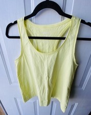 Pact Organic Cotton 2 Piece Womens Pajama Set Yellow Sz Small