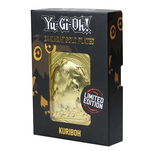 Yu-Gi-Oh 24 Kuriboh Karat Gold Plated Embossed Metal Card Fanattik