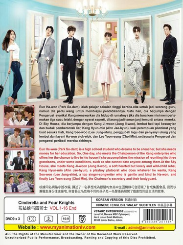 Korean Drama DVD Cinderella And Four Knights Vol.1-16 End Eng Sub Ship From USA - Picture 2 of 3