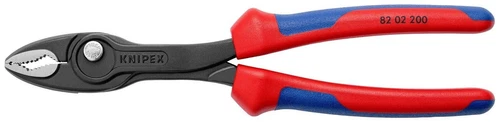 Knipex Twingrip Slip Joint Pliers 8201200 Knipex TwinGrip Pliers 8" Adjustable Slip Joint Comfort Grip Plier 8202200