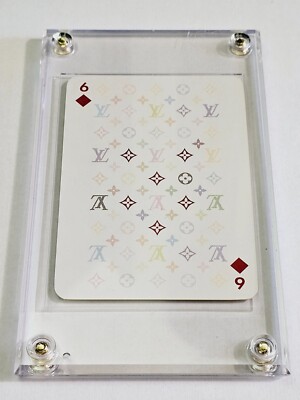 Louis Vuitton LV Takashi Murakami Monogram Playing Card 6 of